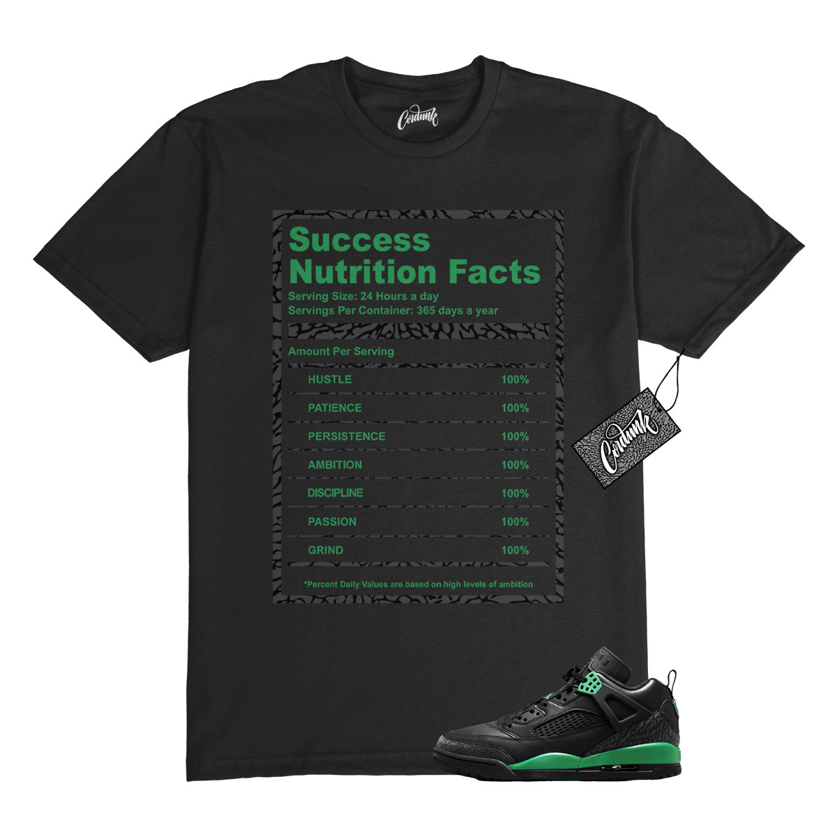 Spizike Pine Green Black Anthracite T Shirt Match SUCC gallery