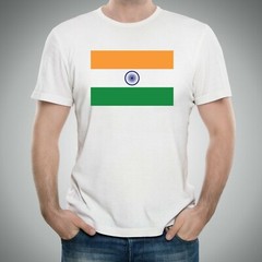 India Flag – Classic Nation Pride Flag Love T Shirt – White