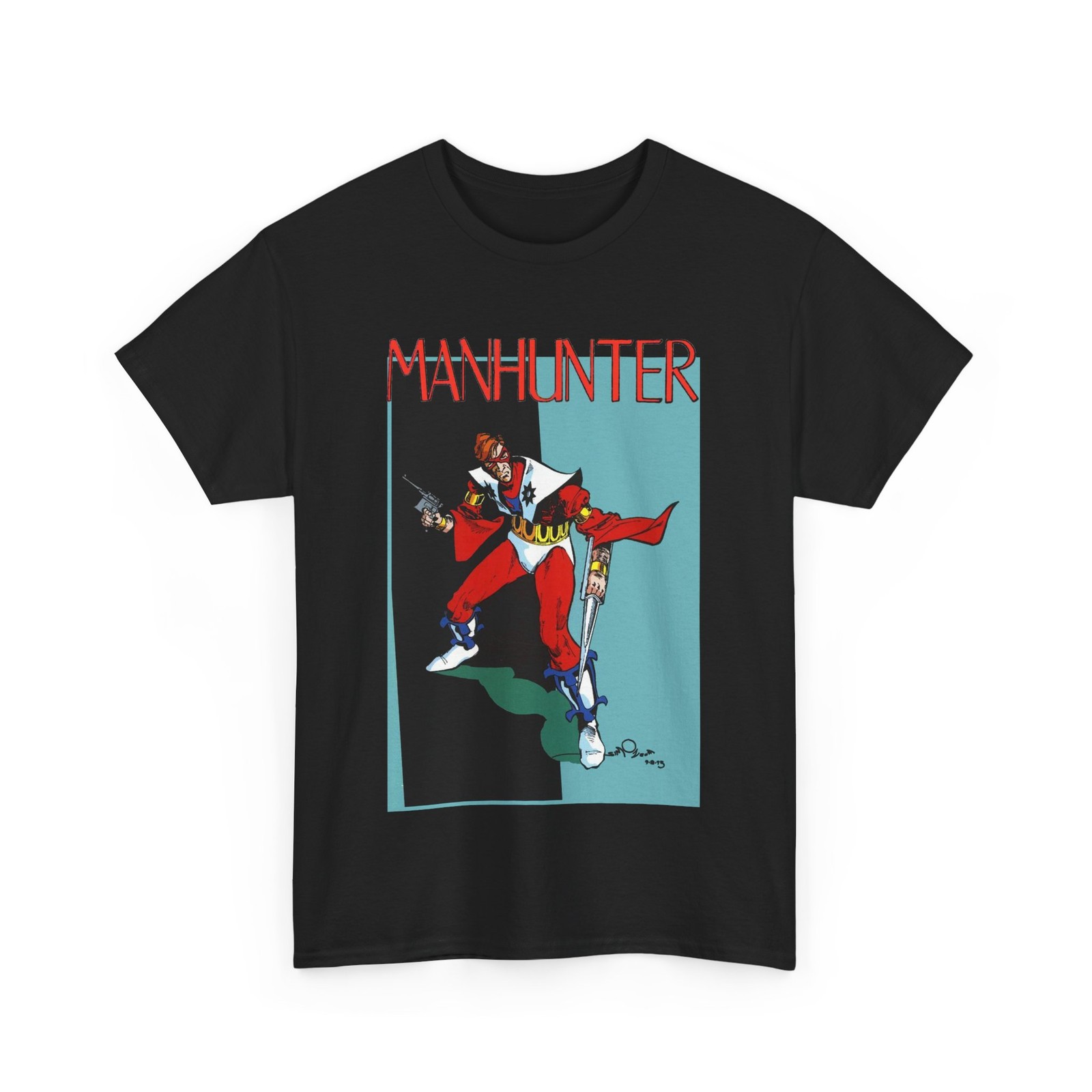 Manhunter T-Shirt – Walt Simonson Art – Detective Comics – Paul Kirk – DC Comics