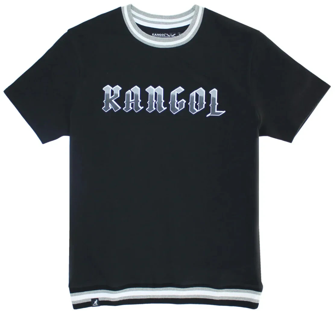 Kangol Game Day Black Heavyweight Crew Neck Black T-Shirt gallery