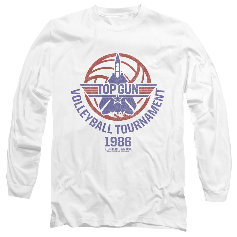 Top Gun Volleyball Tournament Men’s Long Sleeve T-Shirt S-3XL Licensed Tee