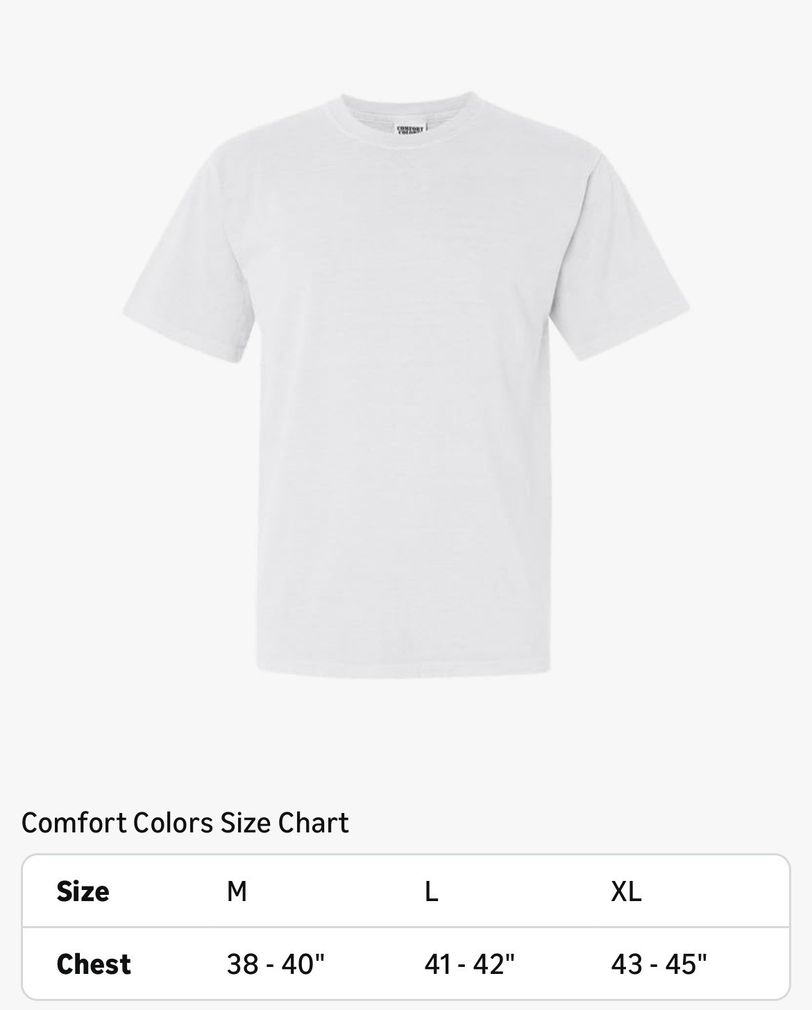 Comfort Colors 100% Cotton Garment-Dyed Heavyweight T-Shirt - 1717 S-XL gallery