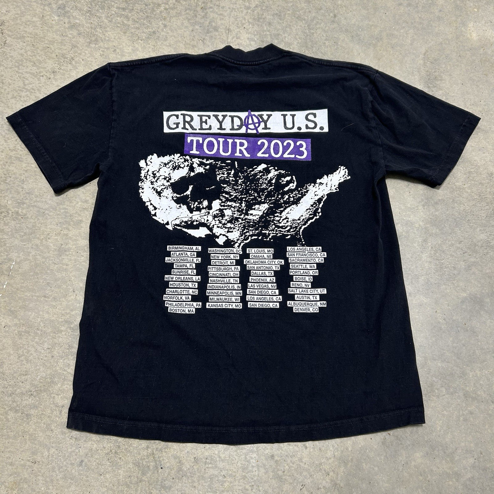 $uicideboy$ Grey Day 2023 Tour Shirt G59 Grey 59 Suicideboys Men’s Size L gallery