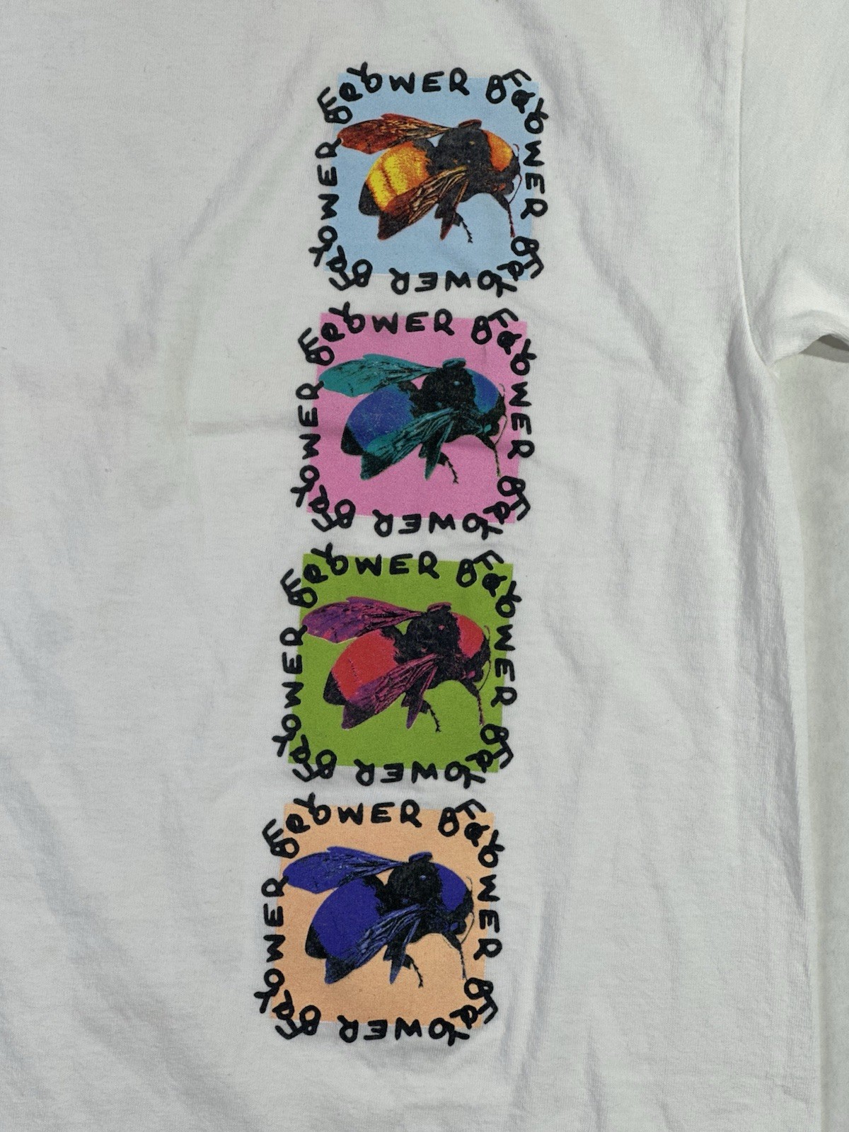 Golf Wang Flower Bee T-Shirt White Small Tyler The Creator Graphic Streetwear gallery