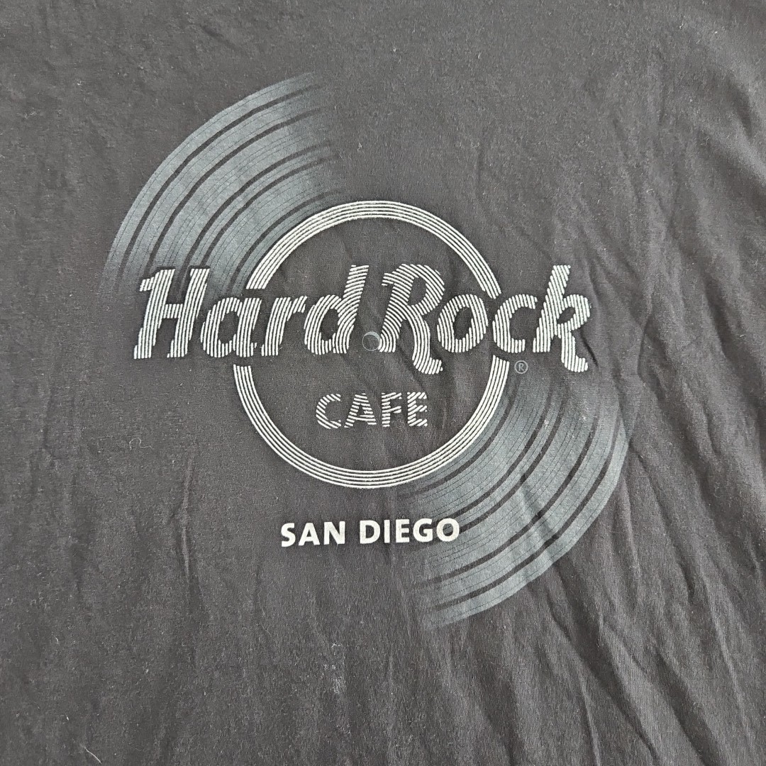 Hard Rock Cafe San Diego T-Shirt Men's L Black Logo Vinyl NEW Jersey NWT gallery