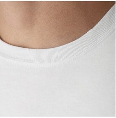 6-Pack HANES Men’s Size L Cotton Stretch T-Shirts Crewneck Undershirts – White