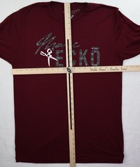 Marc Ecko Shirt Men’s Large Wine Cut & Sew Long Sleeve Graphic Logo Crewneck Tee