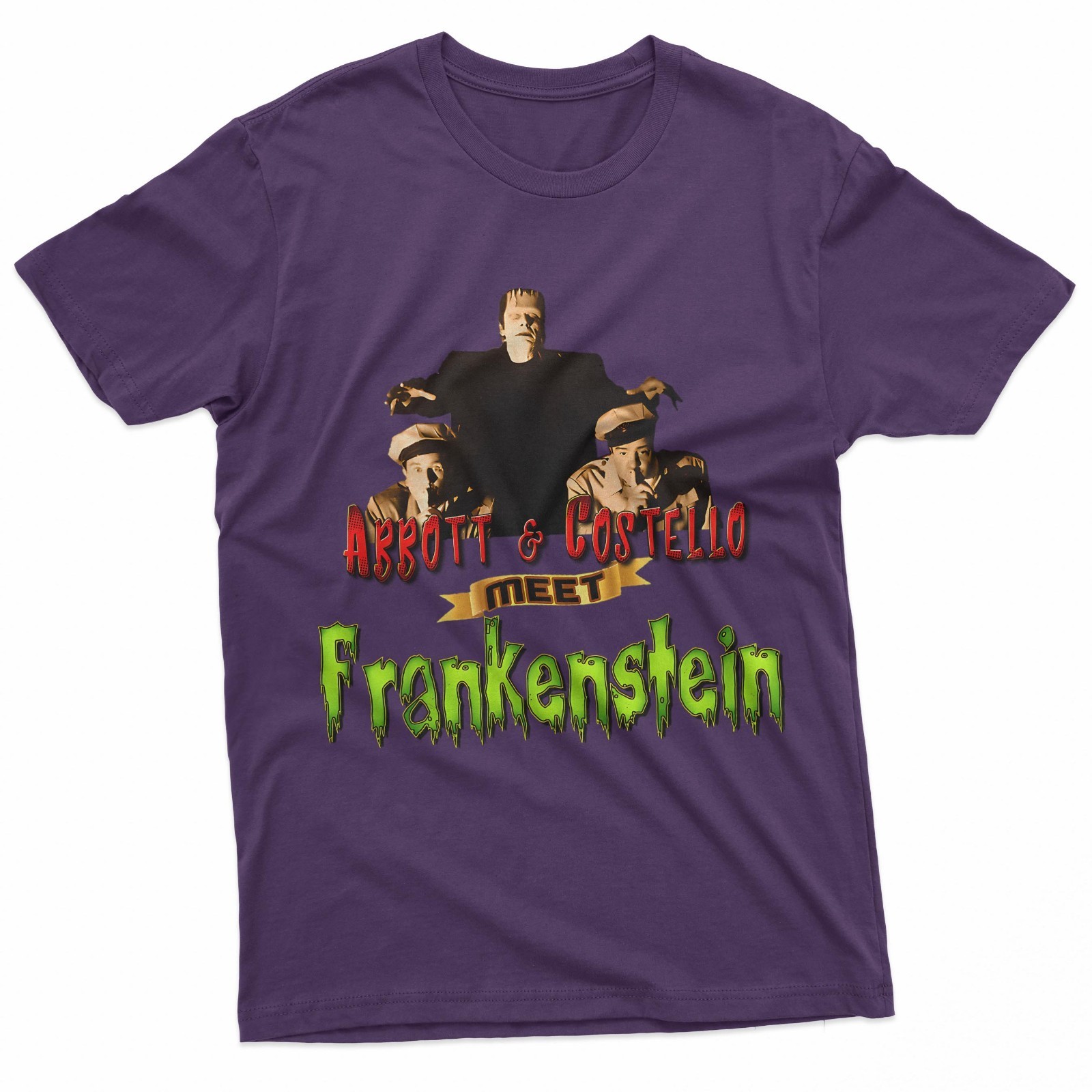 Abbott And Costello Meet Frankenstein Classic Horror Comedy T-Shirt gallery