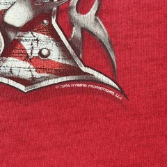 Distressed vintage hybrid tee