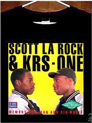 KRS ONE Scott La Rock Tee Shirt