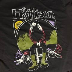 George Harrison All things Must Pass Shirt Men 2XL Black Short Sleeve Sun Moon