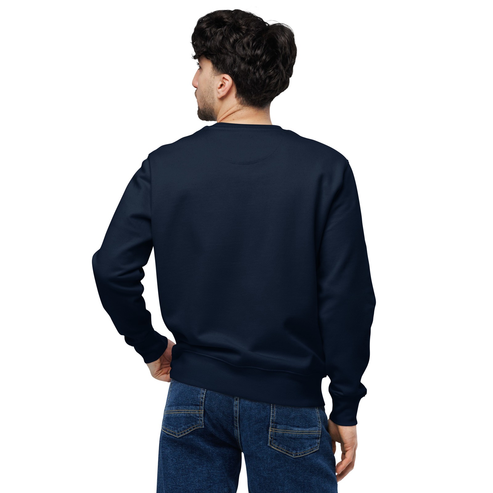 Premium Eco Men's Sweatshirt - Regular Fit and Durable Set-In Sleeves | DARK gallery
