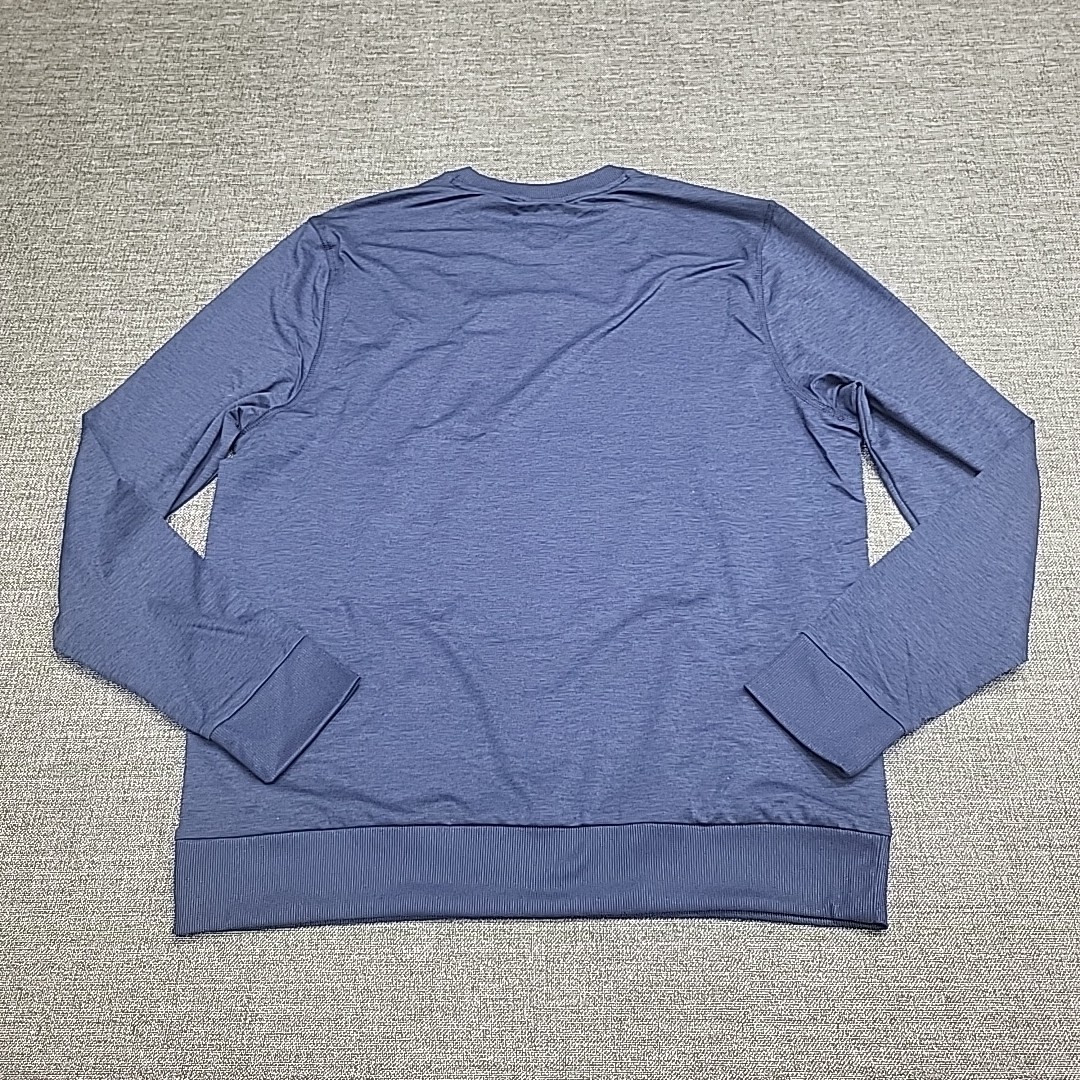 Members Mark Mens Pullover Medium Size Blue Long Sleeves Top with Zip Pocket gallery