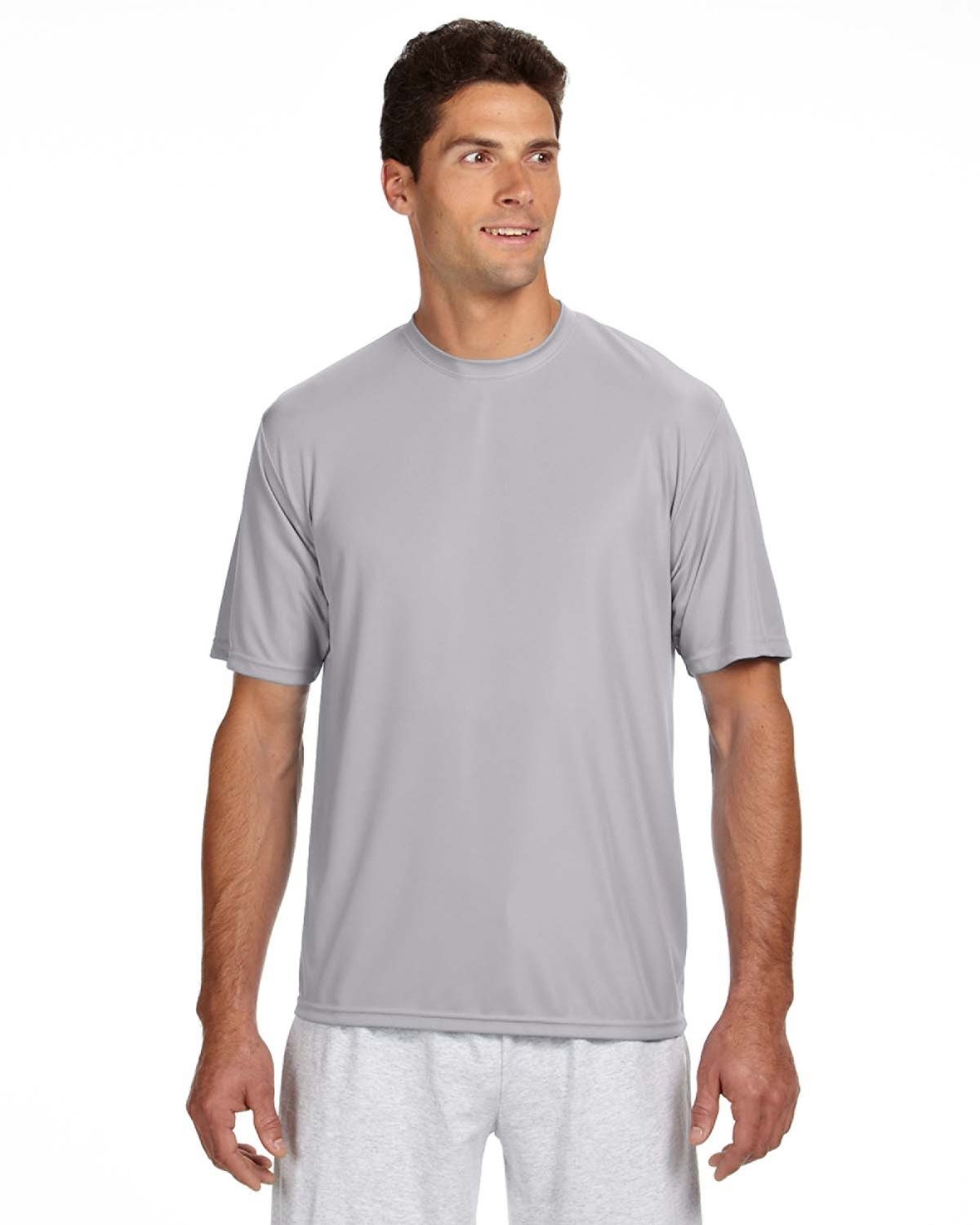 Adult Cooling Performance T-Shirt, Silver, X-Large gallery
