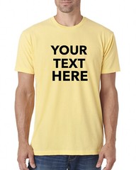 Custom Text, Logo, Design, Next Level – Unisex Cotton T-Shirt – 3600, dad gift