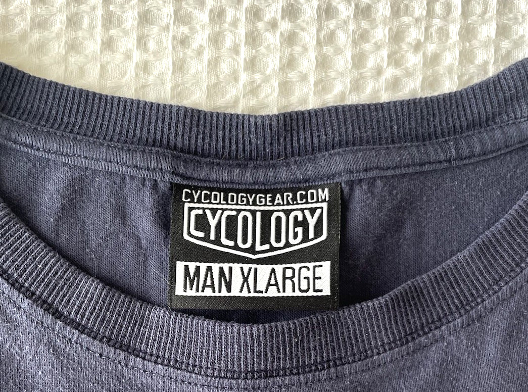 Cycology Men's Size XL Short Sleeve T-Shirt Tee DNA Blue 100% Cotton Cycling gallery