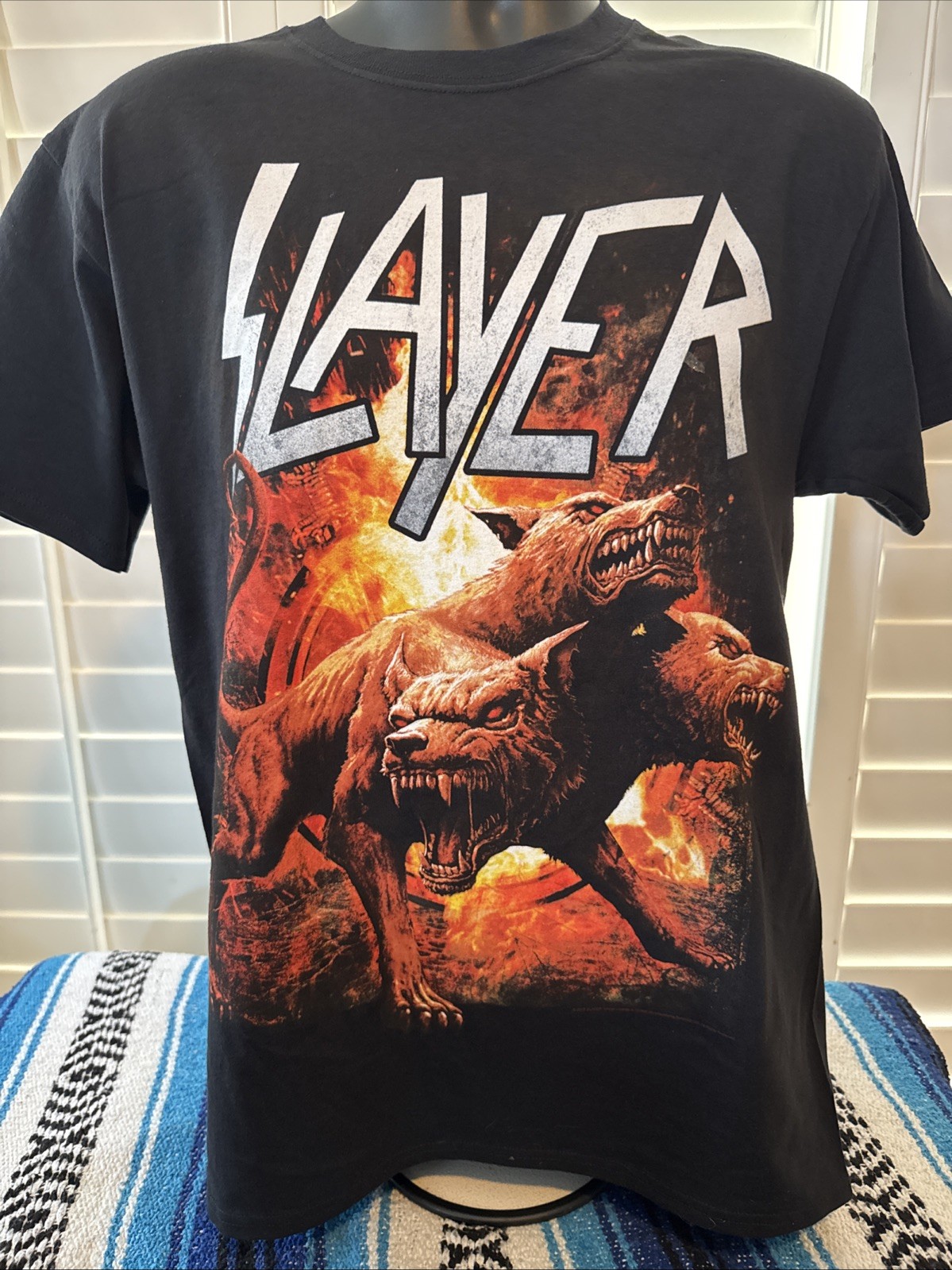 2017 Official Slayer North America Tour Metal Rock Band Shirt Size Medium New gallery