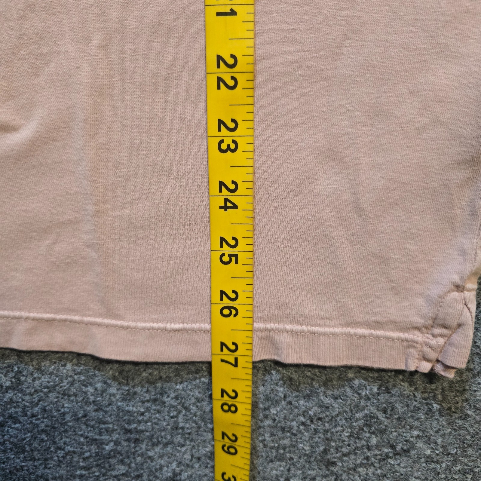 Vince Shirt Men Size Medium Tan Pink Short Sleeve Crew Neck Heavy Capsule Casual gallery