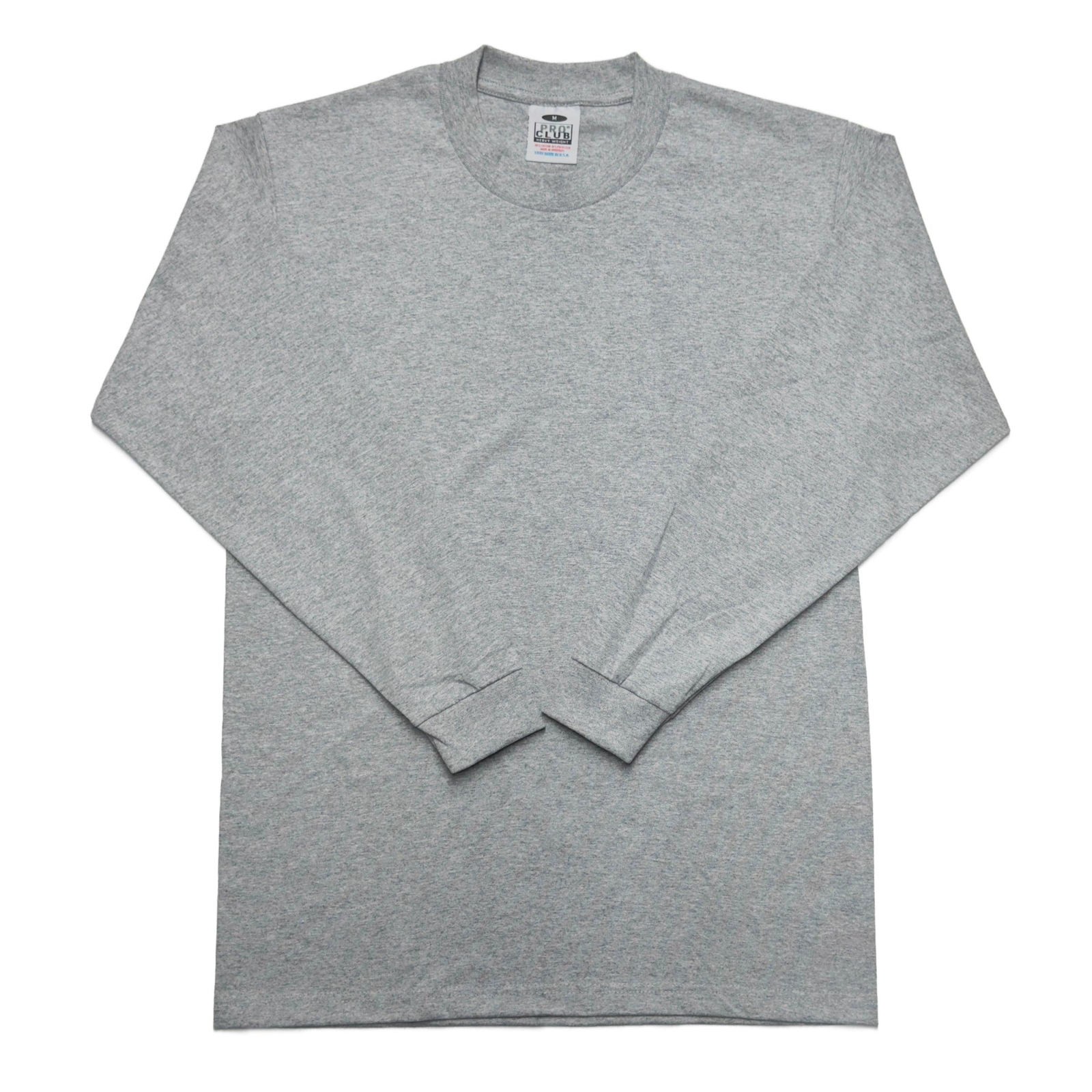 Pro Club Men's Heavyweight Cotton Long Sleeve Crew Neck T-Shirt gallery