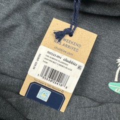 Chubbies Shirt Men Large Blue Solid Sky’s Out Thighs Out Graphic Tee Crew L