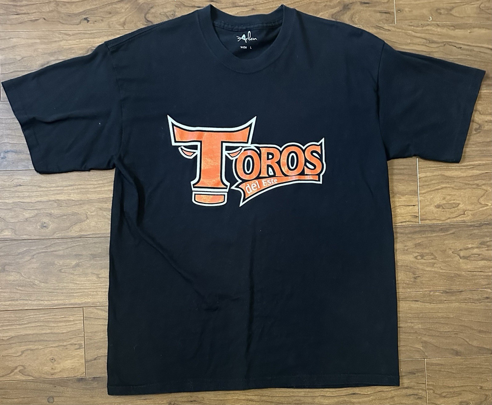 Toros del Este Dominican Republic Baseball Men's Large Black T-Shirt Crew Neck gallery