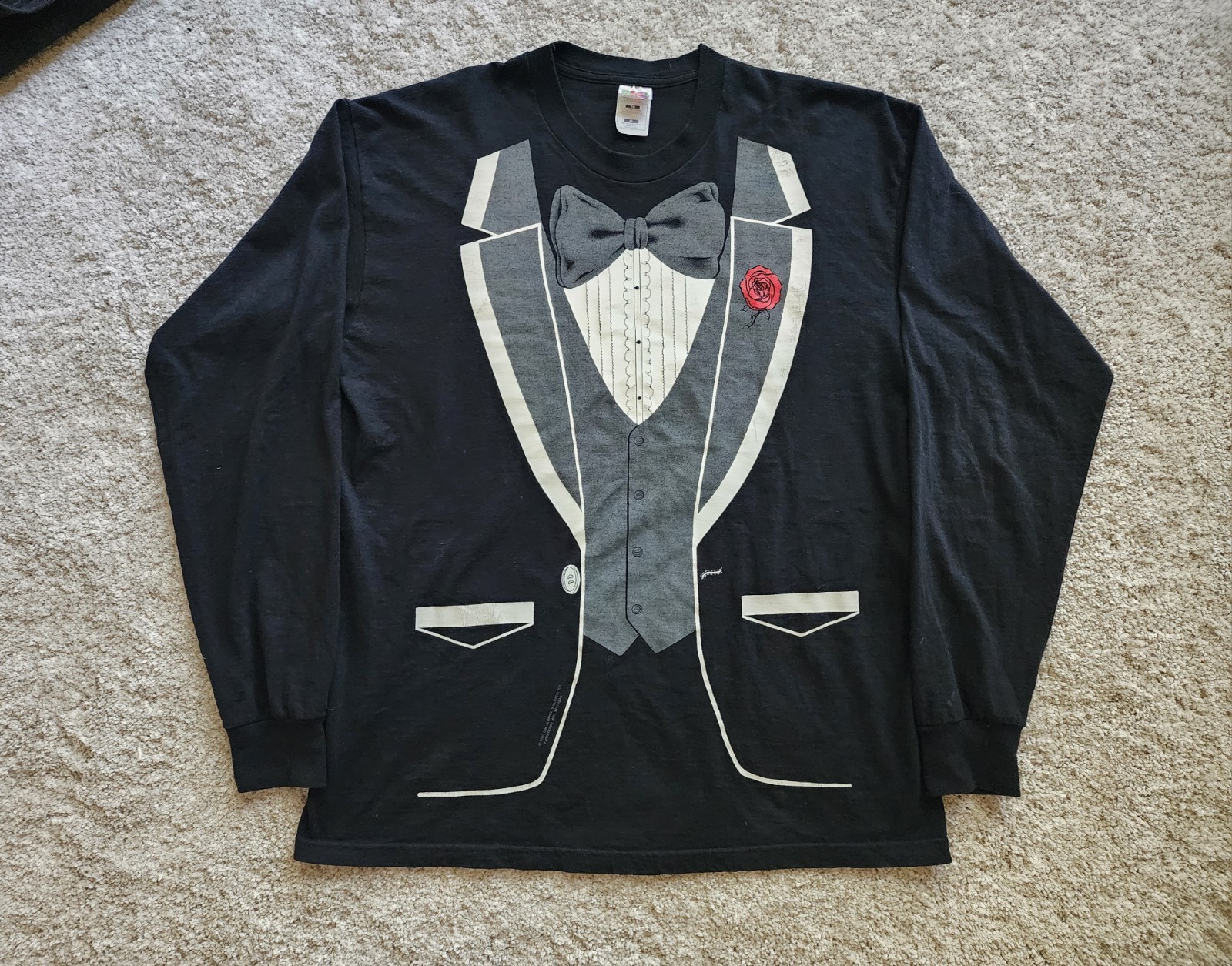 vintage Tuxedo long sleeve T shirt gallery