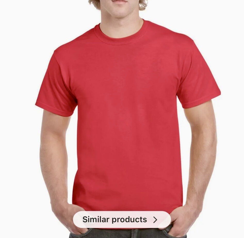 Mens 100% Cotton T Shirts High Quality, Soft/Breathable Royal Blue, Size Medium gallery