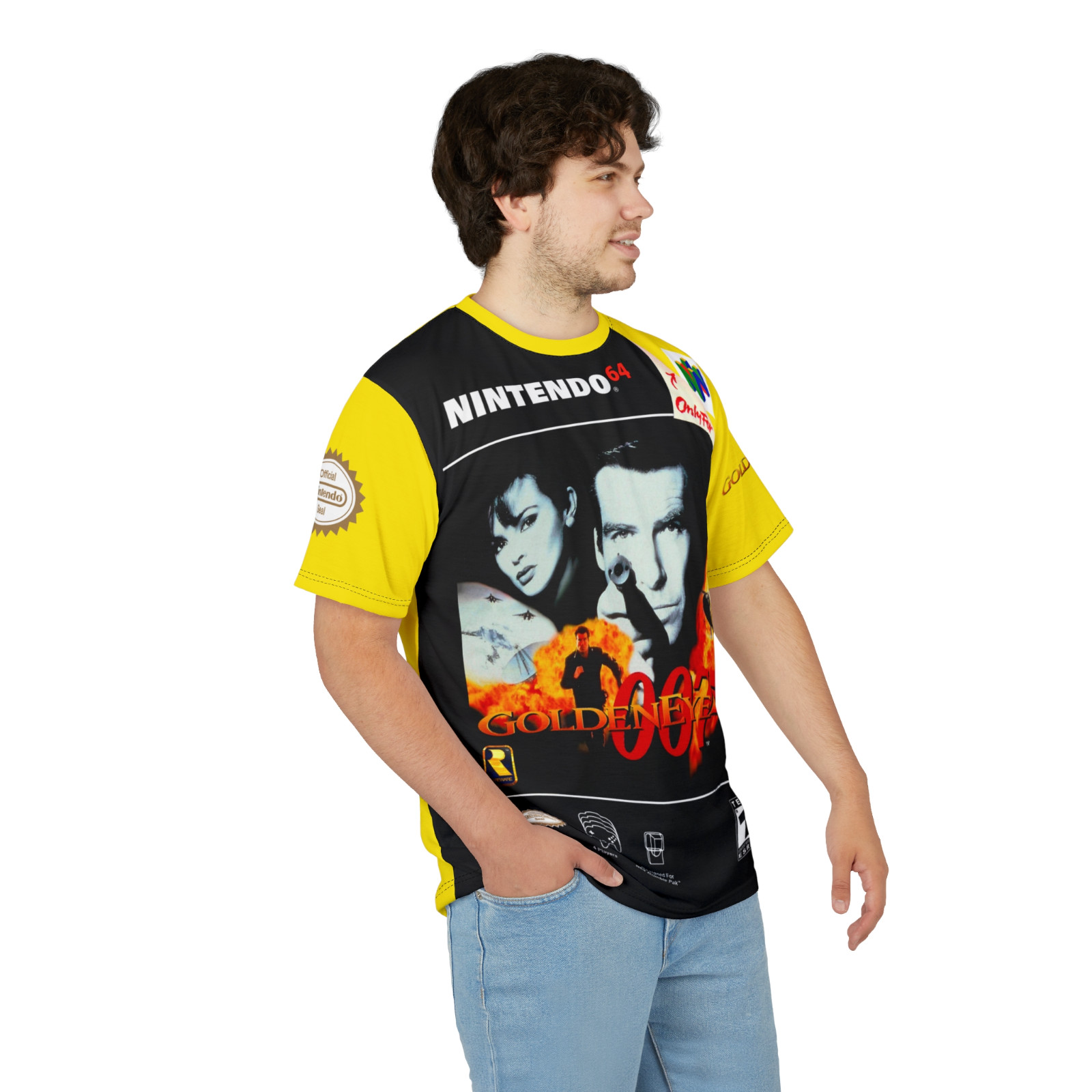 GoldenEye 007 Retro Vintage Nintendo 64 Video Game Box T-Shirt gallery