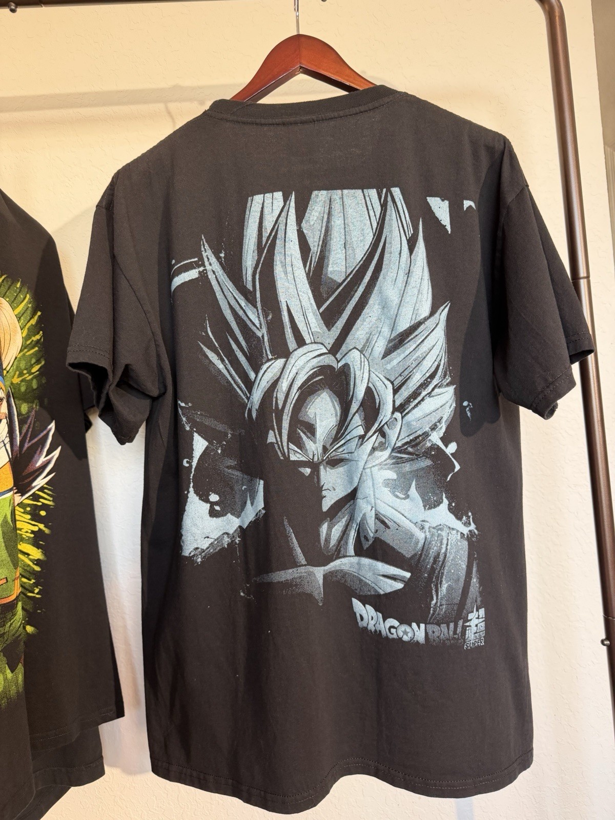 Dragon Ball Z Super Goku Super Sayian Double Sided Anime Thessh T Shirt XXL gallery