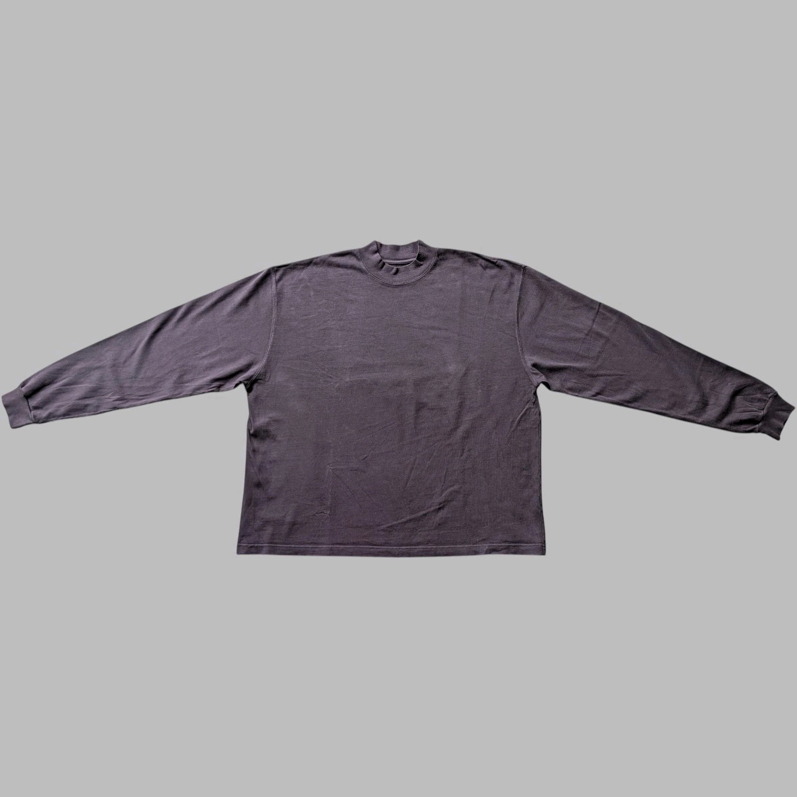 Size OS - LAA SAMPLE Heavyweight Jersey Mock Neck Long Sleeve Los AngelesApparel gallery