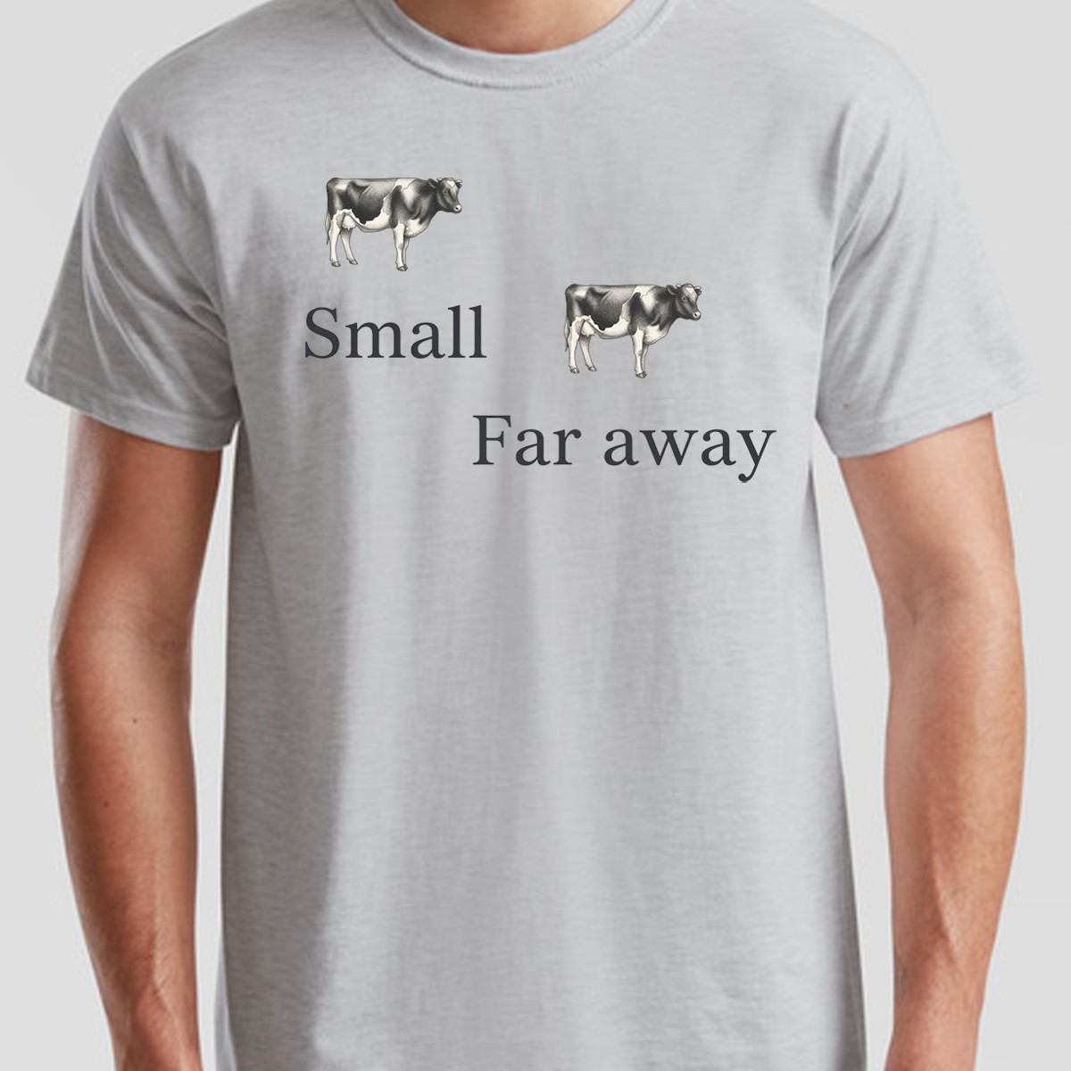 Unisex Father Ted Small... Far Away Tshirt With Cow Design gallery