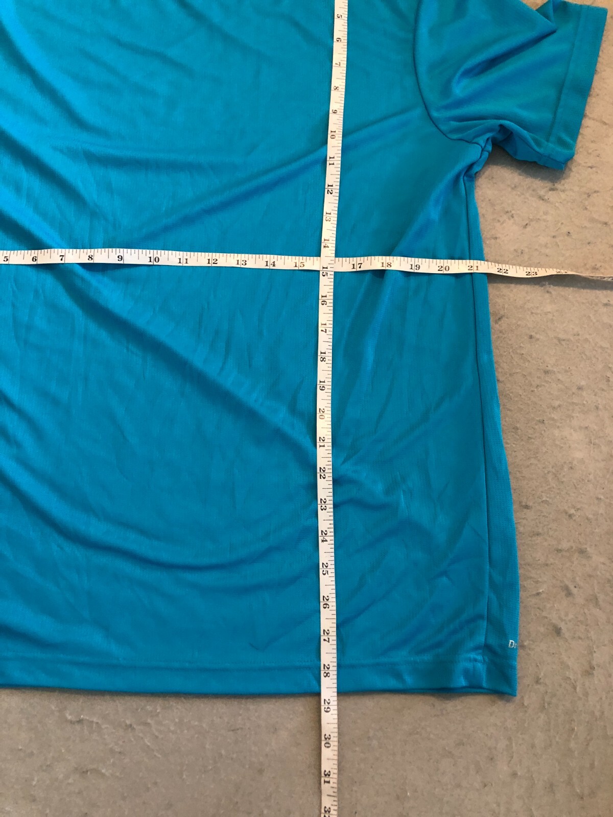 Athletic Works Shirt Men's Large Bright Blue Reflective Activewear Casual Tee gallery