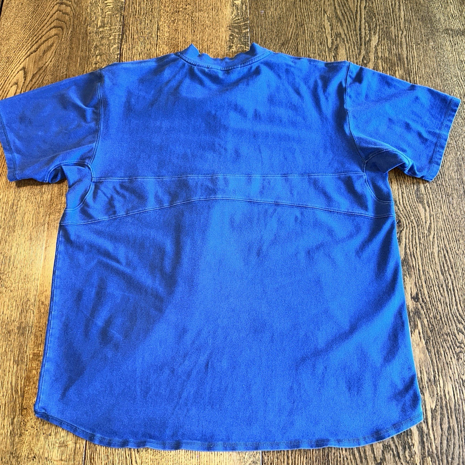Vtg 80s 90s LL Bean Outdoor 1/4 Zip Pullover Shirt Mens XL Blue Short Sleeve gallery
