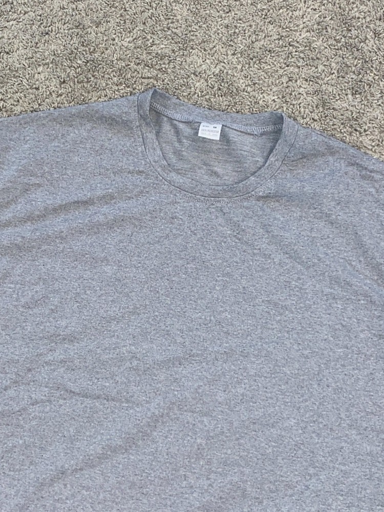 Men’s T-Shirt & Short Set Size Medium Gray Cut-Offs Frayed