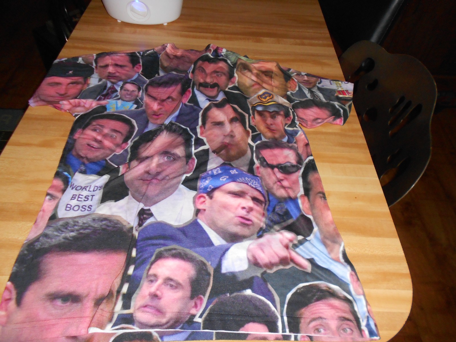 RAGE ON The Office Steve Carell T Shirt SIZE LARGE gallery