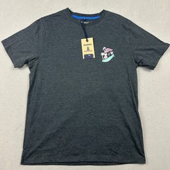 Chubbies Shirt Men Large Blue Solid Sky’s Out Thighs Out Graphic Tee Crew L