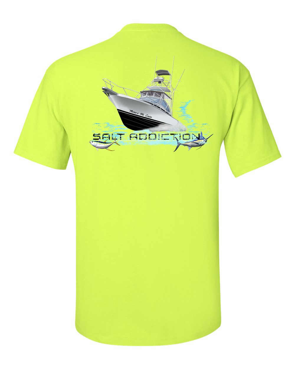 Salt Addiction Saltwater Trolling Fishing Short Sleeve T Shirt Ocean gallery