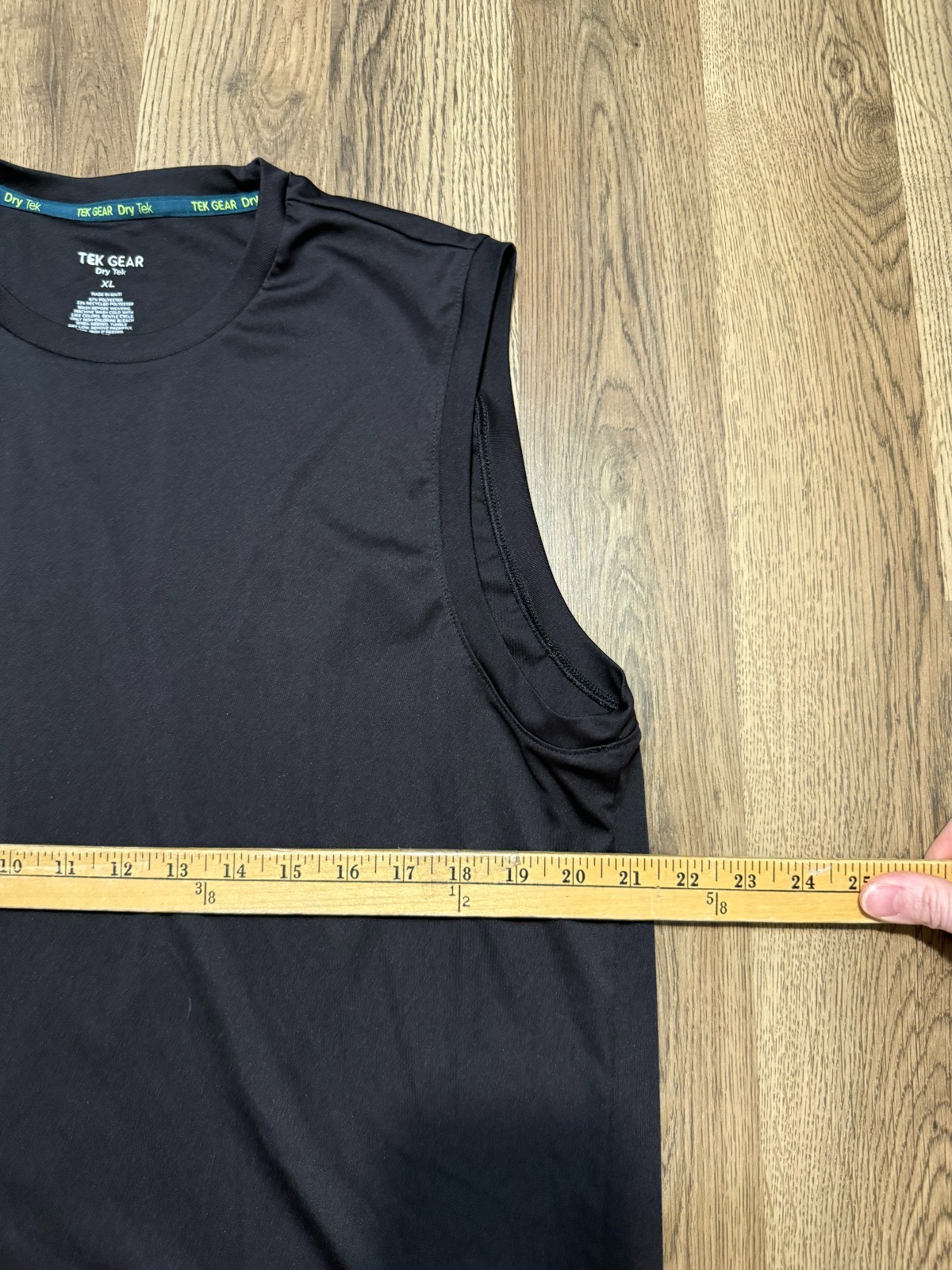 Tek Gear Shirt Men's Size XL Black Sleeveless Activewear Dry Tek Round Neck gallery