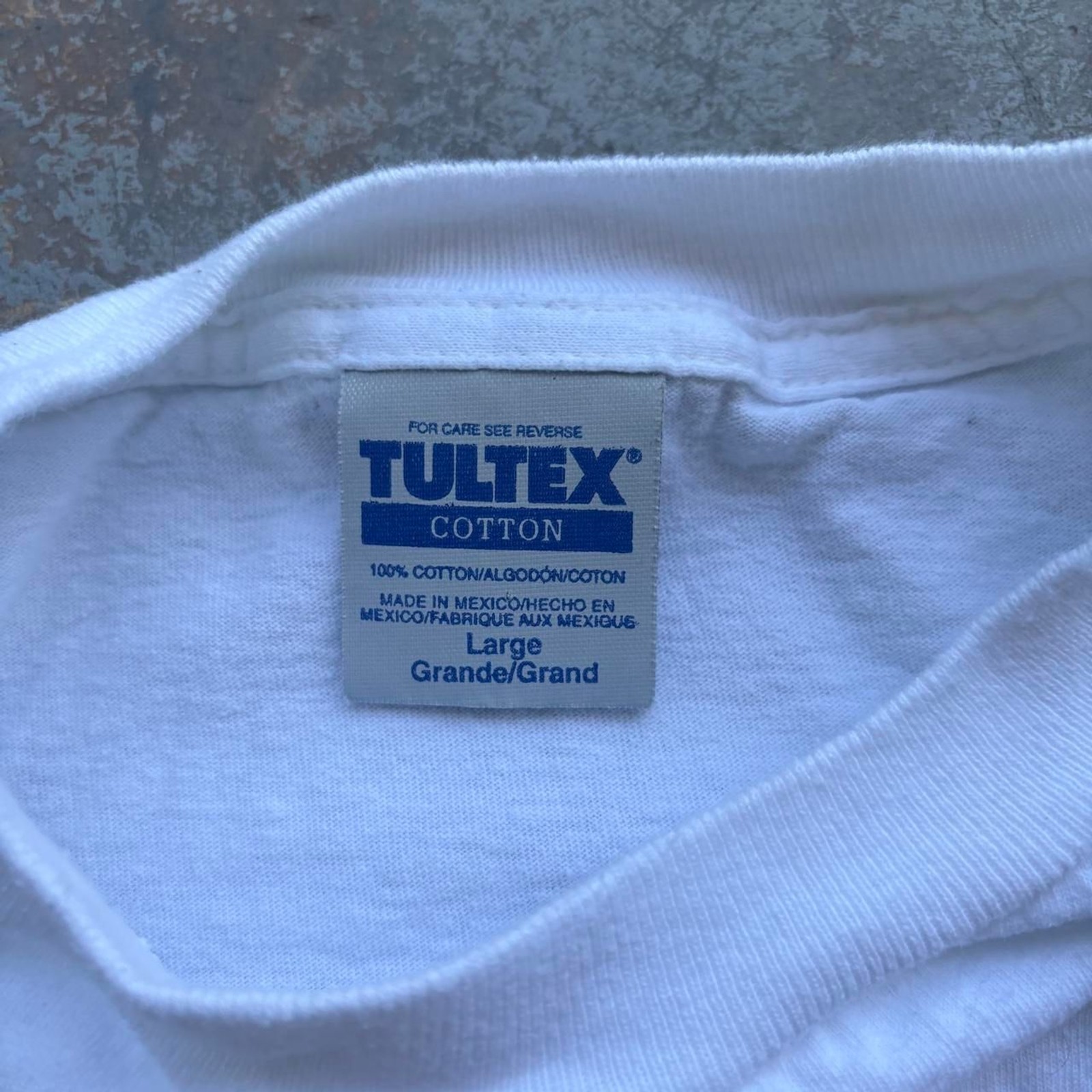Tultex Men's White T-shirt gallery