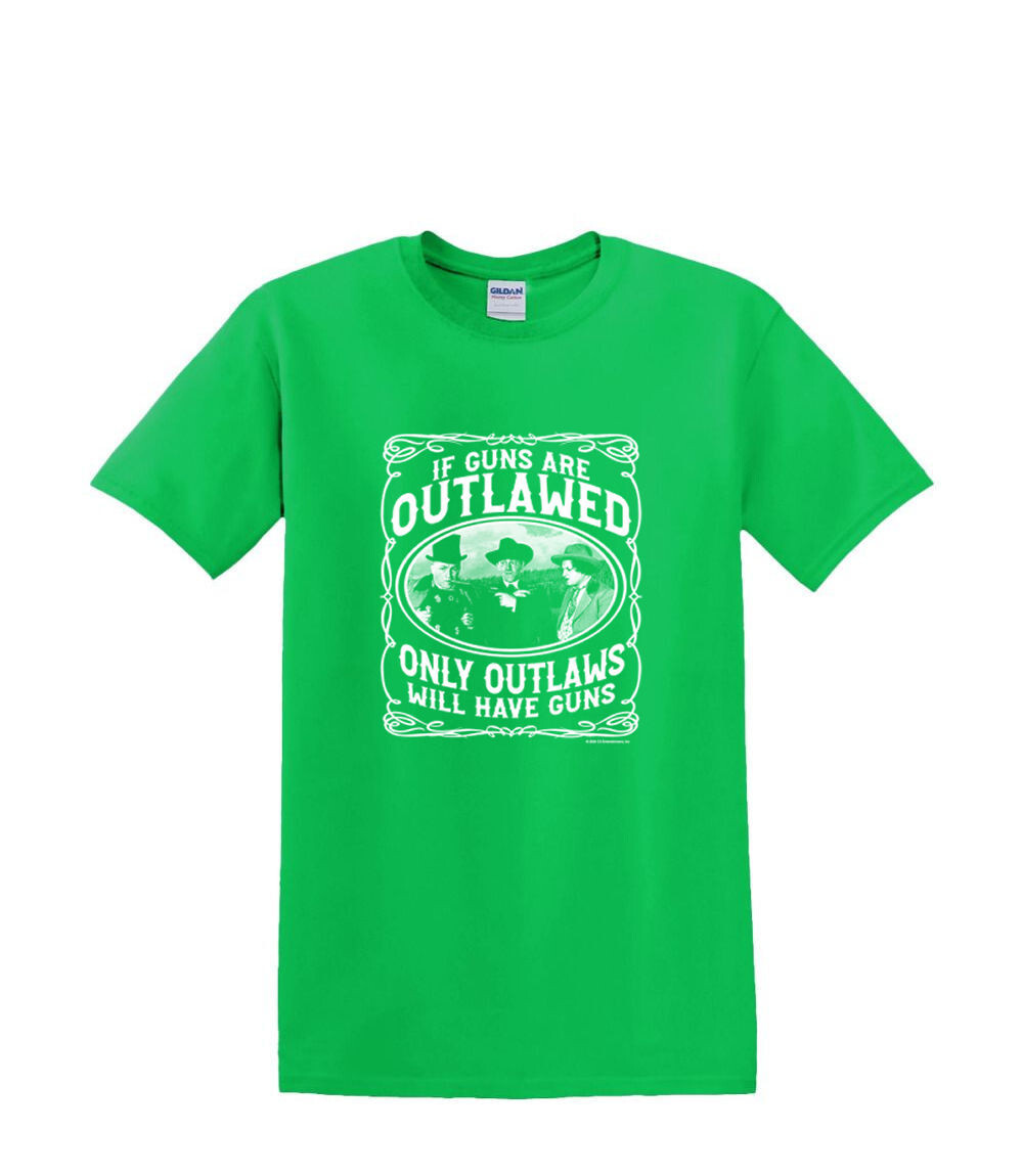 T-Shirt S to 2XL 3XL - THREE STOOGES OUTLAWS - HUMOR FUNNY MOE CURLY SHEMP LARRY gallery
