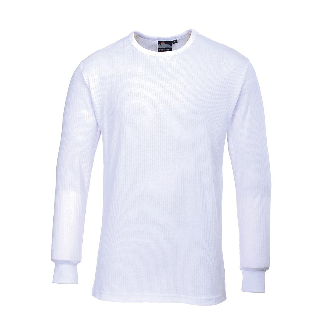 Portwest Long Sleeve Thermal T-Shirt Round Neck Breathable Comfort Shirt - B123 gallery