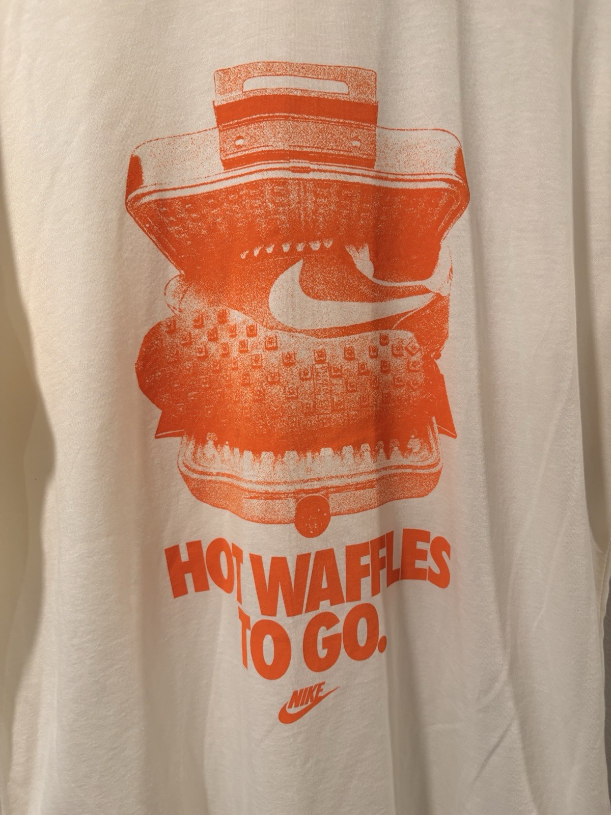 Nike Hot Waffles To Go Bowerman T-Shirt Ivory Tom Sachs HV9803-110 Men’s L NWT gallery
