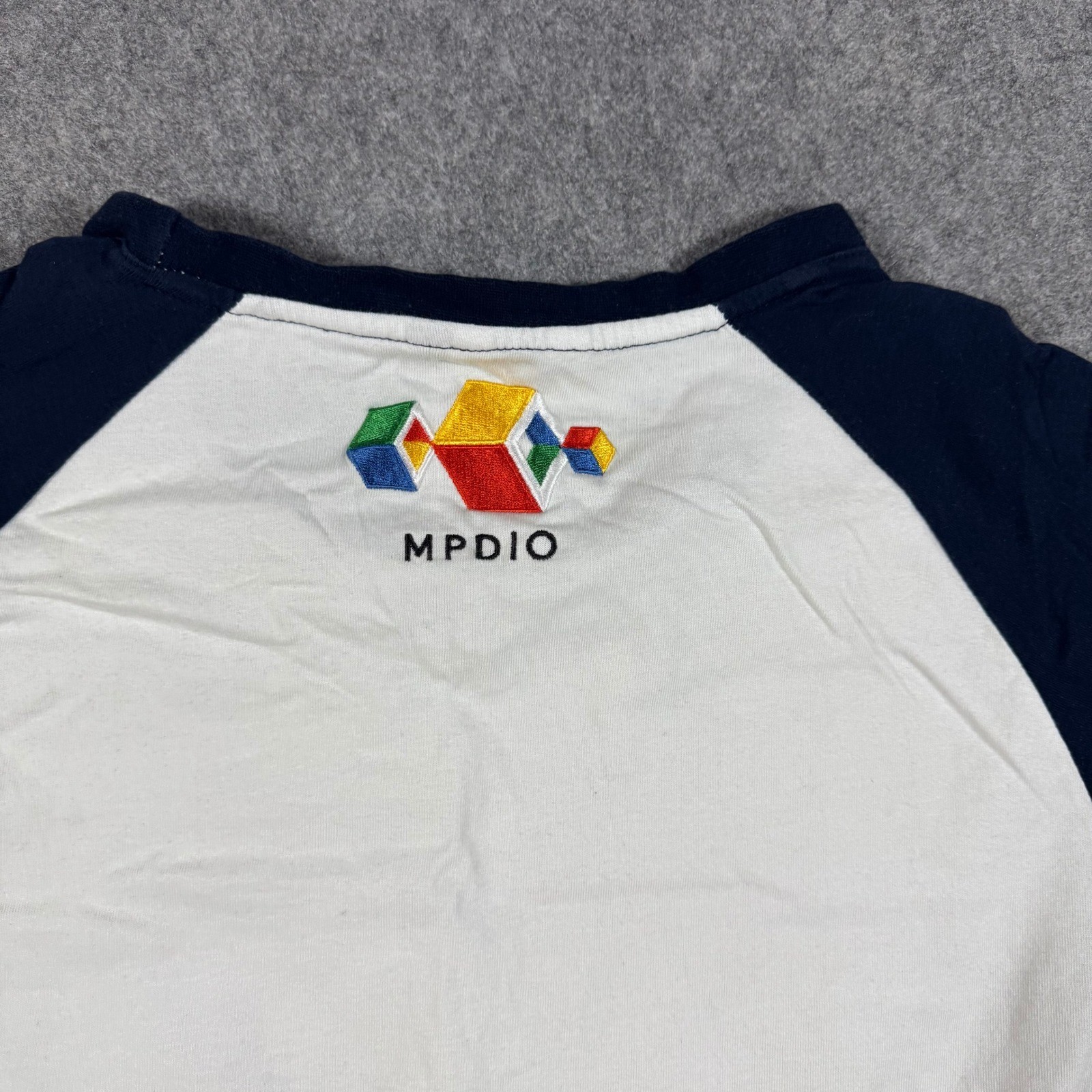 Google Belafonte Ship Raglan Shirt Mens L White Navy Life Aquatic Steve Zissou gallery