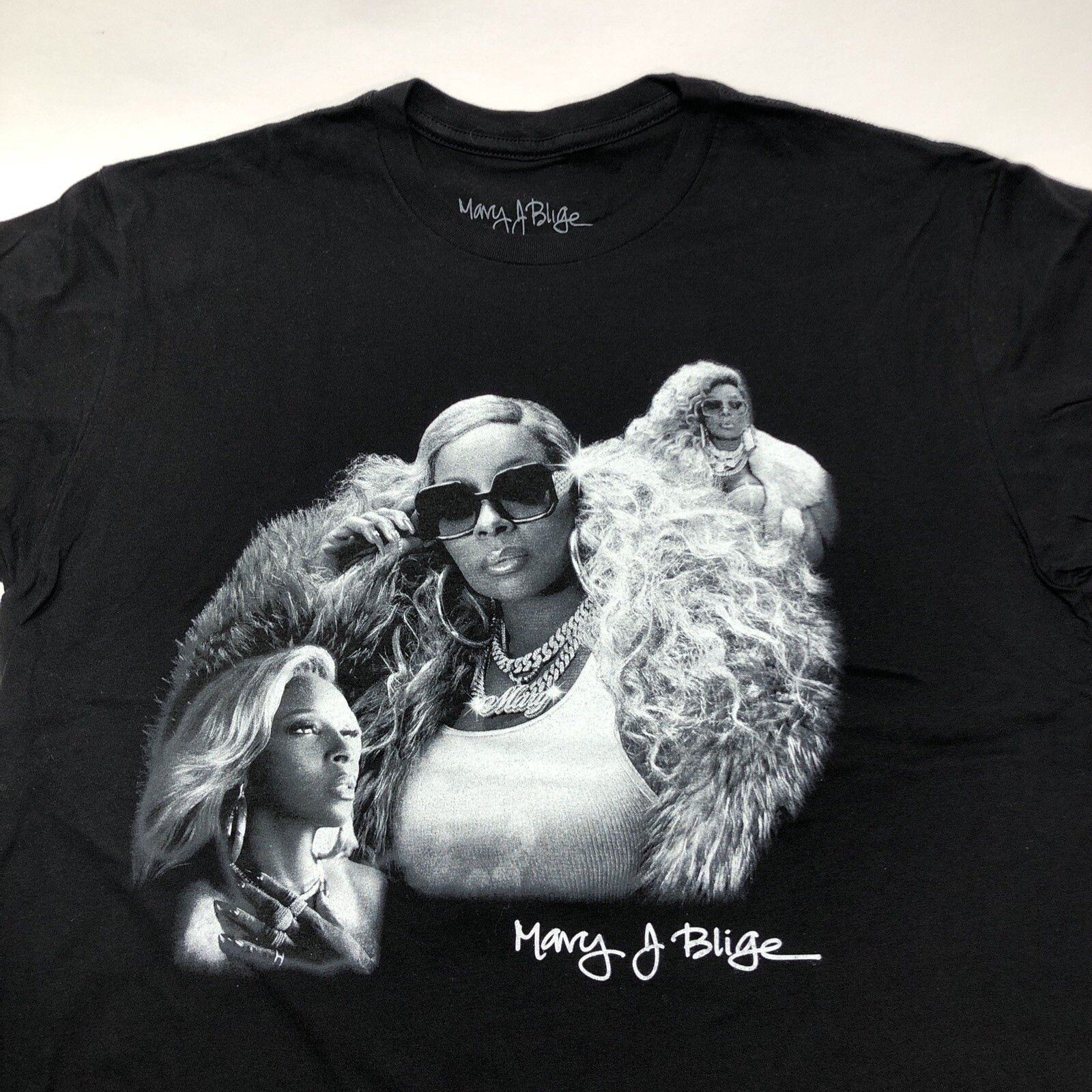 Mary J Blige Gorgeous 2022 Tour Double Sided Large Black T Shirt Concert Merch gallery