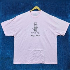 Superr Radical “Bart Simpson Hellboy” Graphic T-Shirt Size XXXL