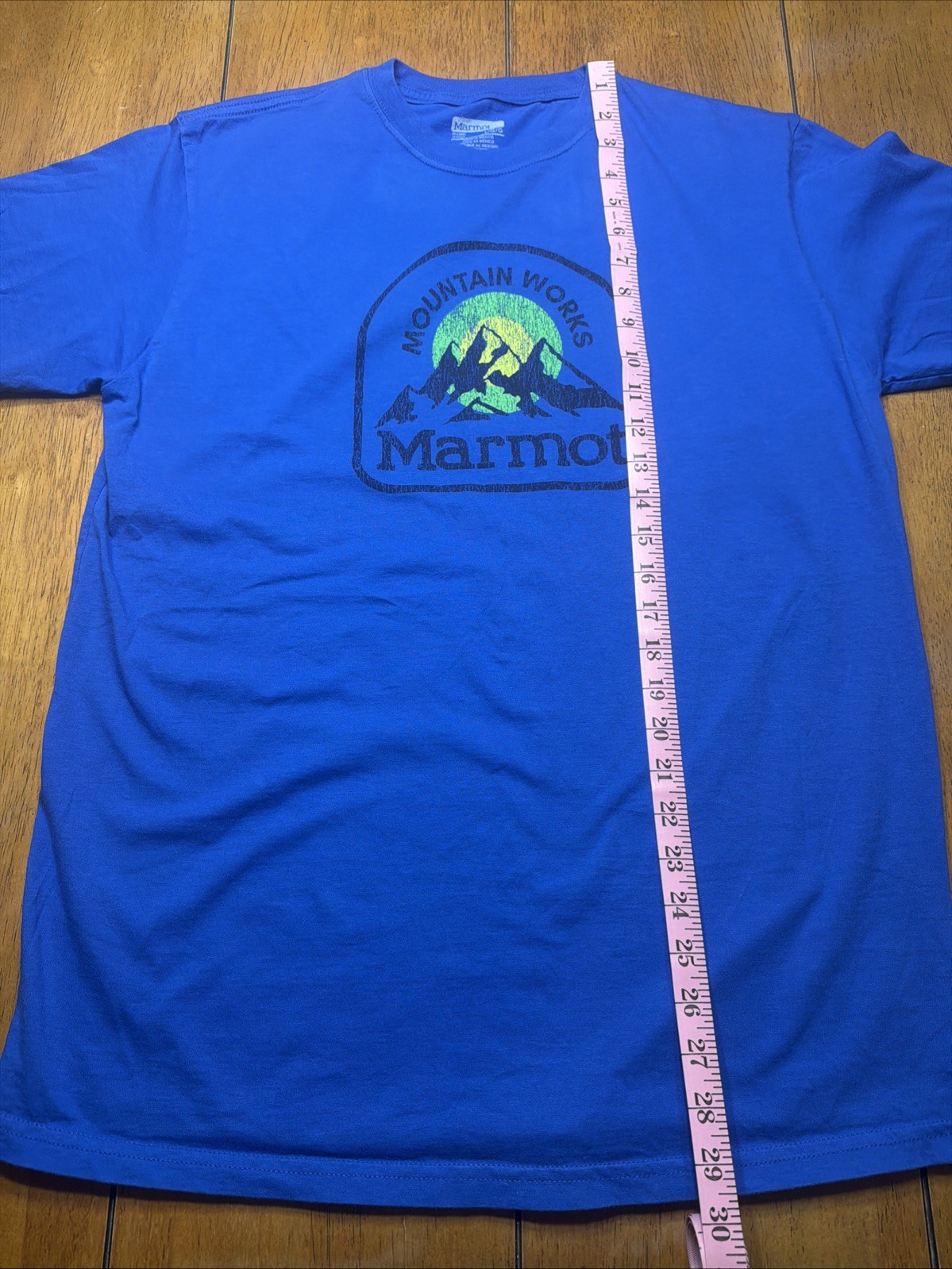 MARMOT ~ MOUNTAIN WORKS ~ Shirt Size: Mens Large ~ Organic Cotton ~ Royal Blue gallery