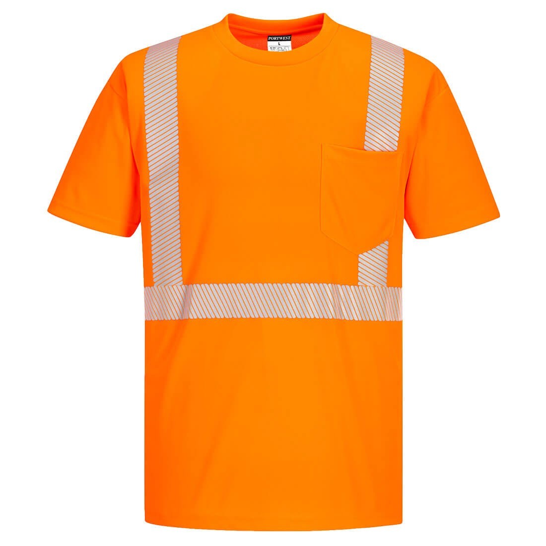 Portwest S194 – Hi-Vis Segmented Tape T-Shirt S/S ORANGE SIZES S M 4X*
