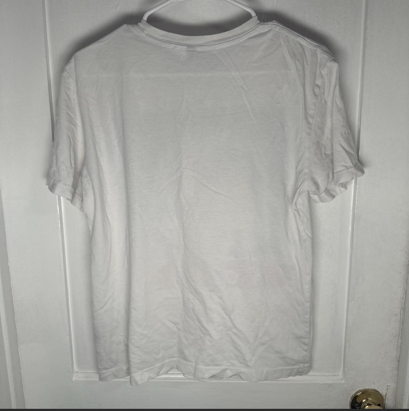 Men’s XS White Kurt Cobain Nirvana Graphic Print Crew Neck Cotton T-Shirt gallery