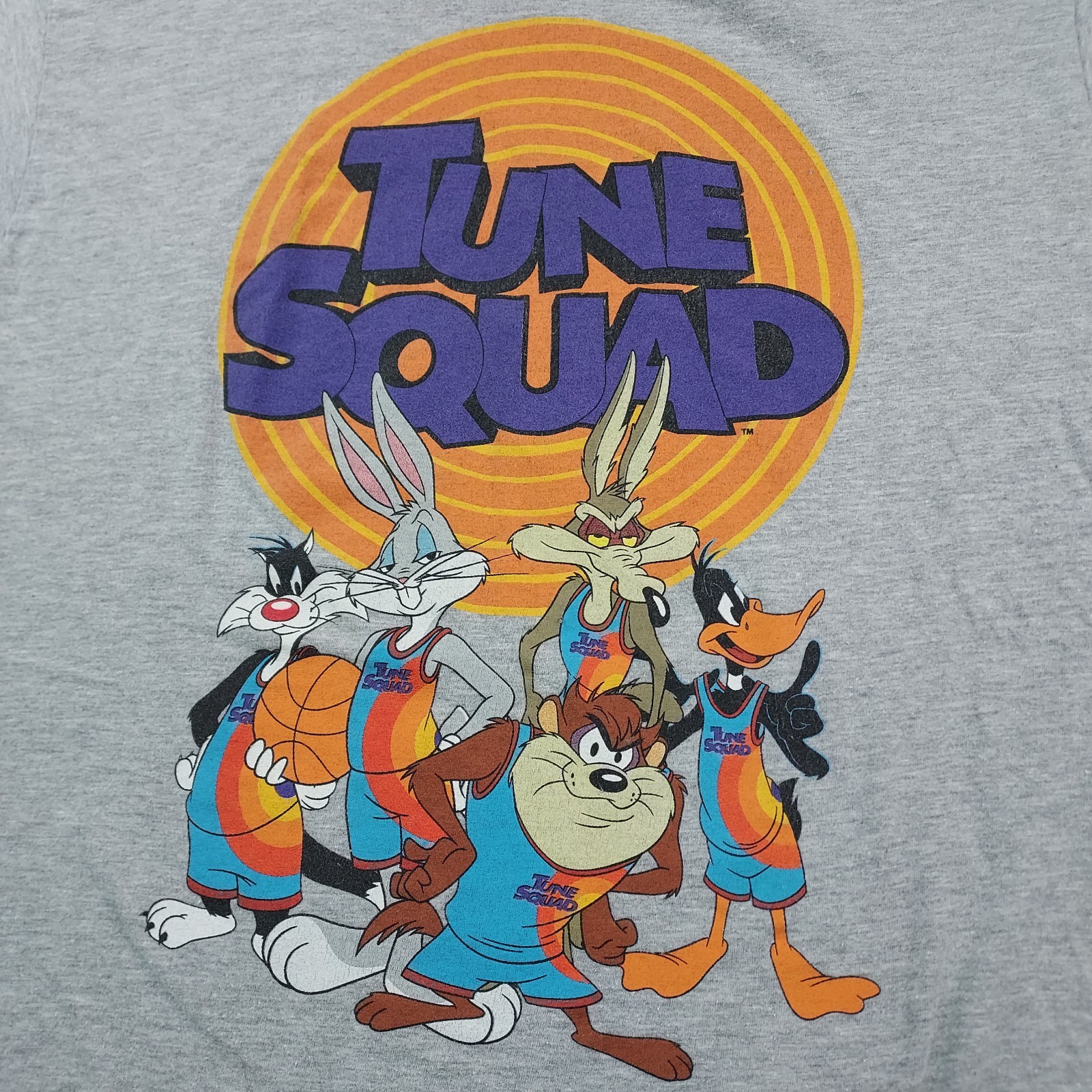 Space Jam A New Legacy T-Shirt Mens Large Gray Tune Squad Looney Tunes Graphic gallery