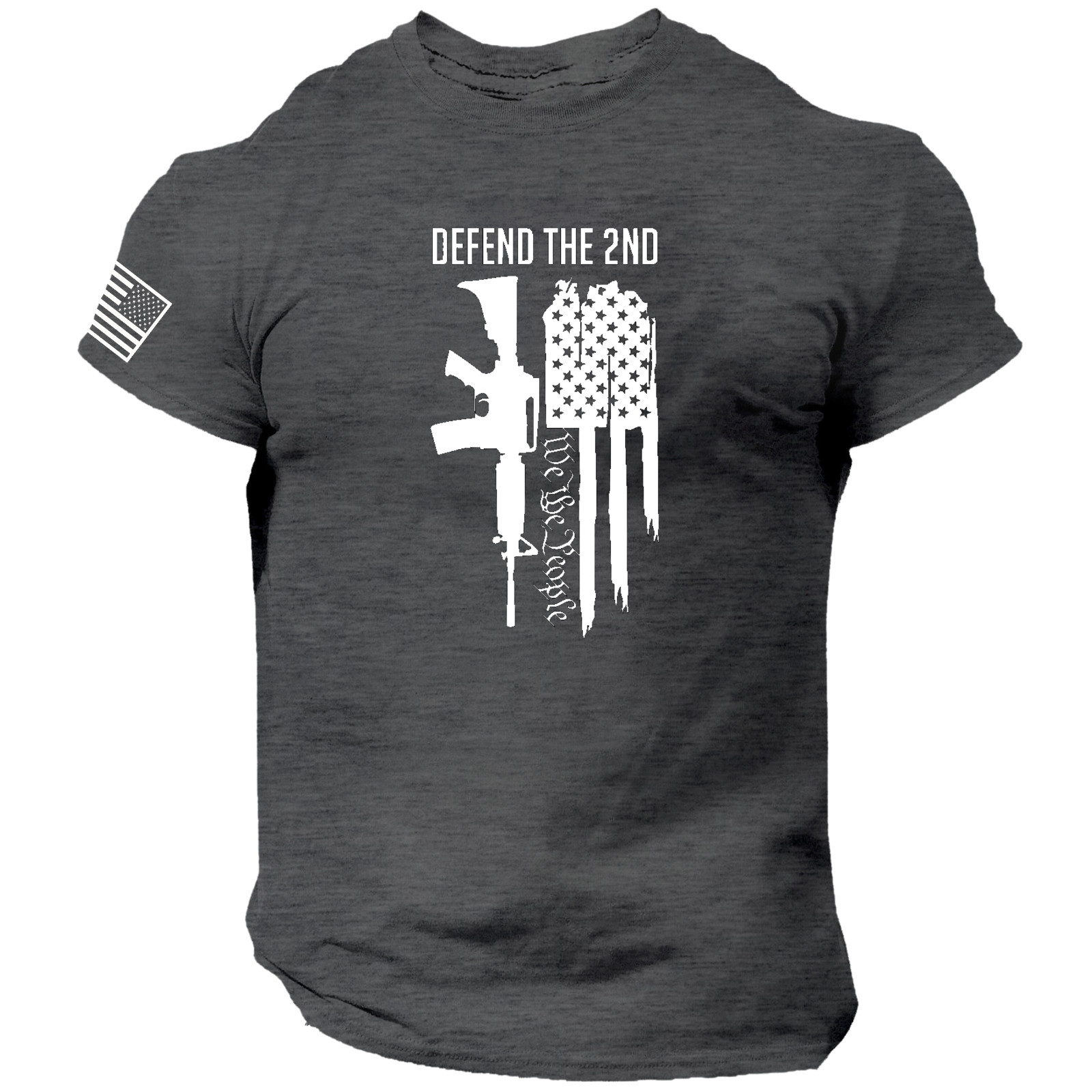 Defend The 2nd Amendment T-Shirt, American Flag, We The People, USA, 1776, 2A gallery